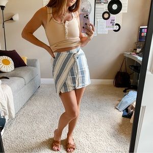 Free People Tuscan Sunrise striped miniskirt